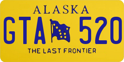 AK license plate GTA520