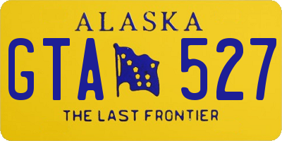 AK license plate GTA527