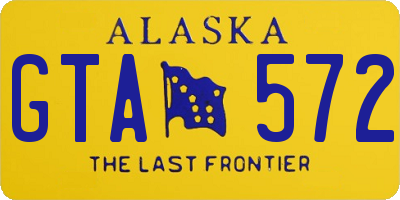 AK license plate GTA572