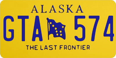 AK license plate GTA574