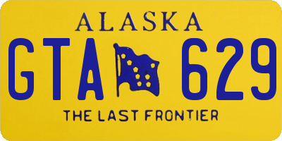 AK license plate GTA629