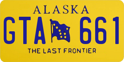 AK license plate GTA661