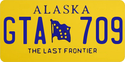 AK license plate GTA709