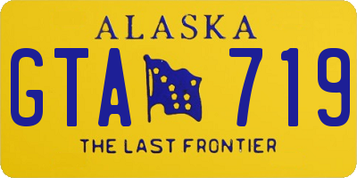 AK license plate GTA719