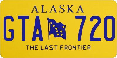 AK license plate GTA720