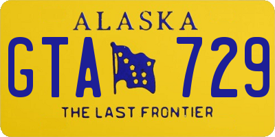 AK license plate GTA729