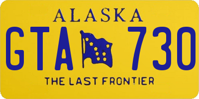 AK license plate GTA730