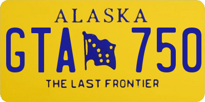 AK license plate GTA750