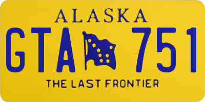 AK license plate GTA751