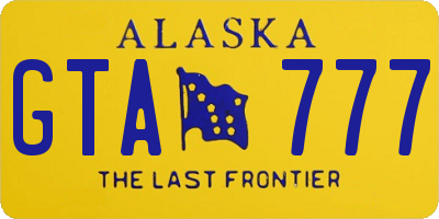 AK license plate GTA777