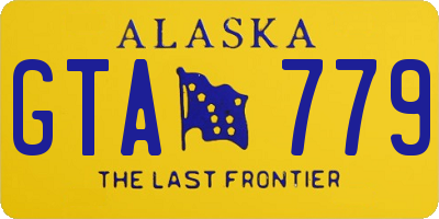 AK license plate GTA779