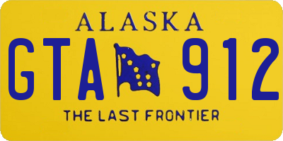 AK license plate GTA912