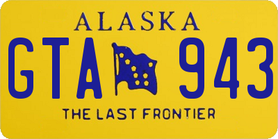 AK license plate GTA943