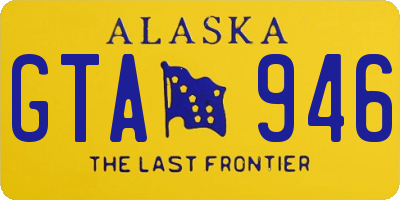 AK license plate GTA946