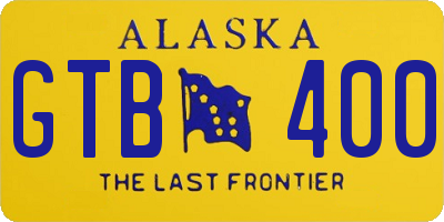 AK license plate GTB400