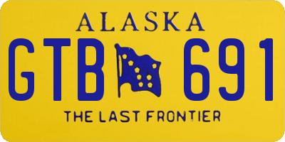 AK license plate GTB691