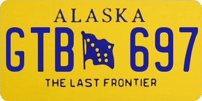 AK license plate GTB697