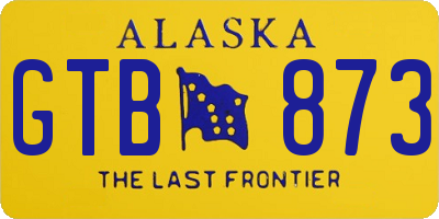 AK license plate GTB873