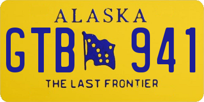 AK license plate GTB941