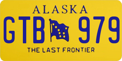 AK license plate GTB979