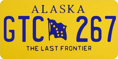 AK license plate GTC267