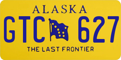 AK license plate GTC627