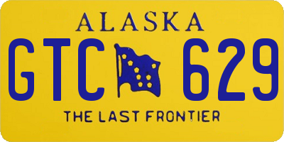 AK license plate GTC629