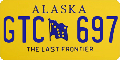 AK license plate GTC697