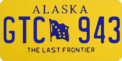 AK license plate GTC943