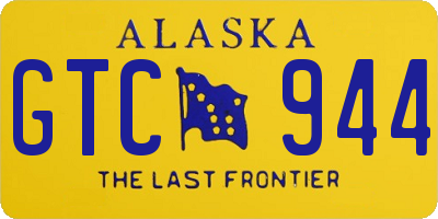 AK license plate GTC944