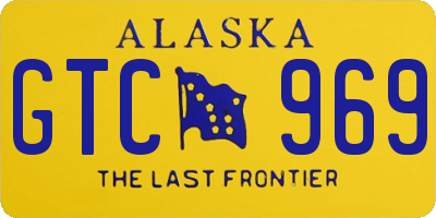 AK license plate GTC969