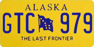 AK license plate GTC979