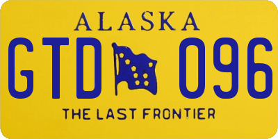 AK license plate GTD096