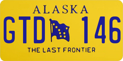 AK license plate GTD146