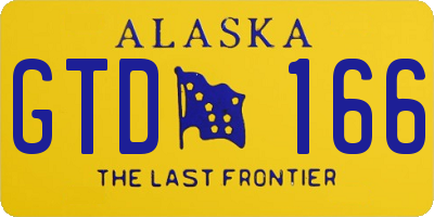 AK license plate GTD166