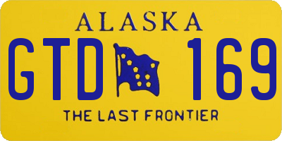 AK license plate GTD169