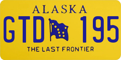 AK license plate GTD195