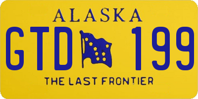 AK license plate GTD199