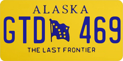 AK license plate GTD469