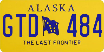 AK license plate GTD484