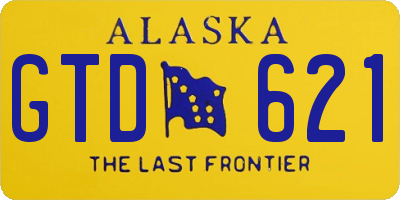 AK license plate GTD621