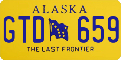 AK license plate GTD659