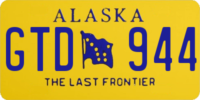 AK license plate GTD944