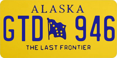 AK license plate GTD946