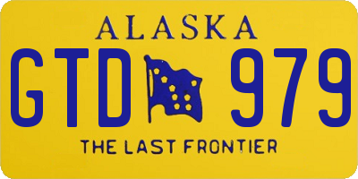 AK license plate GTD979