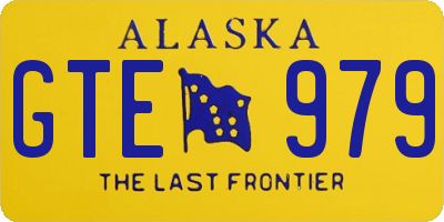 AK license plate GTE979