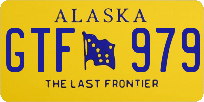 AK license plate GTF979