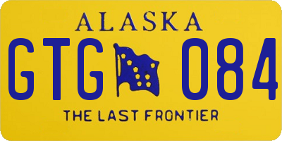 AK license plate GTG084