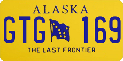 AK license plate GTG169