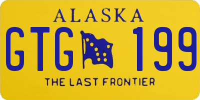 AK license plate GTG199